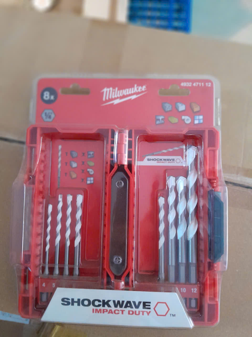 BỘ MŨI KHOAN 8 CHI TIẾT 4932471112